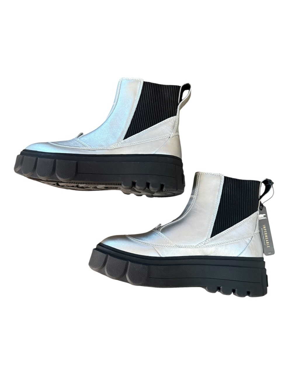 Sorel Caribou X Boots in Silver -Sz 8.5M - Picture 6 of 8